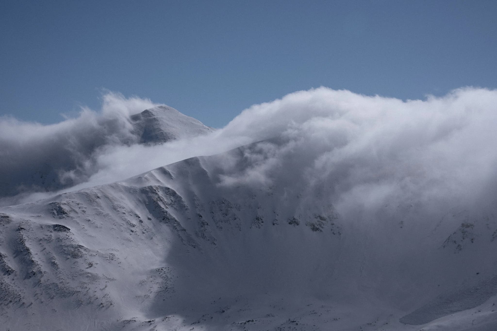 Tatra mountains winter landscape